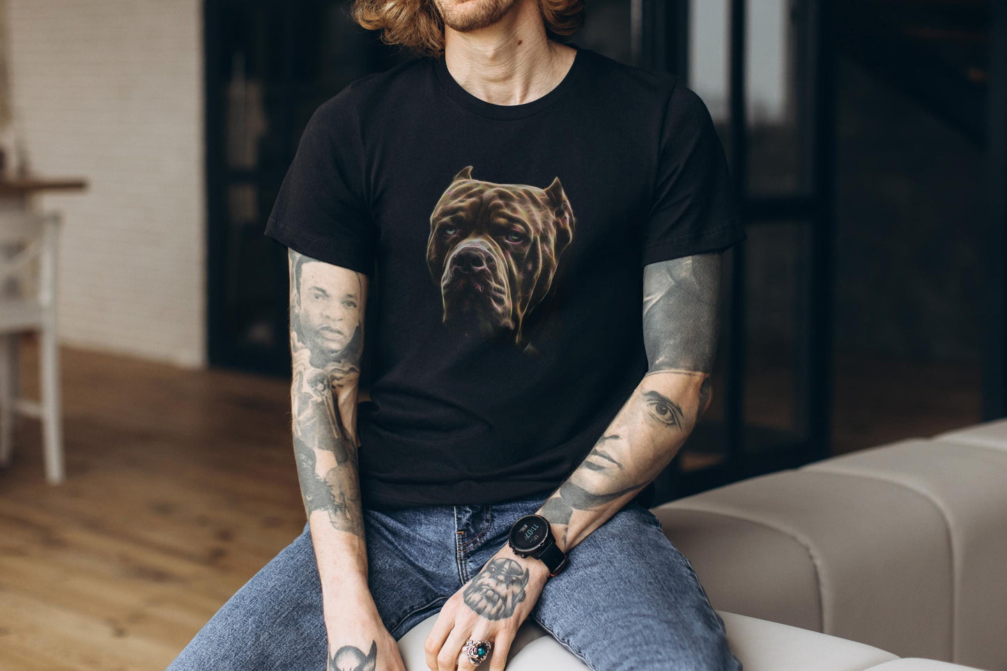 Personalized American Bully Long Sleeve Shirt