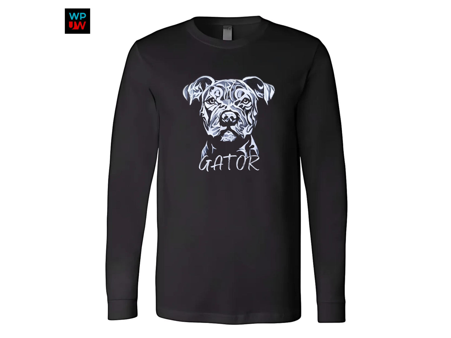 Personalized Pit Bull Shirt - Hand-Drawn Pit Design