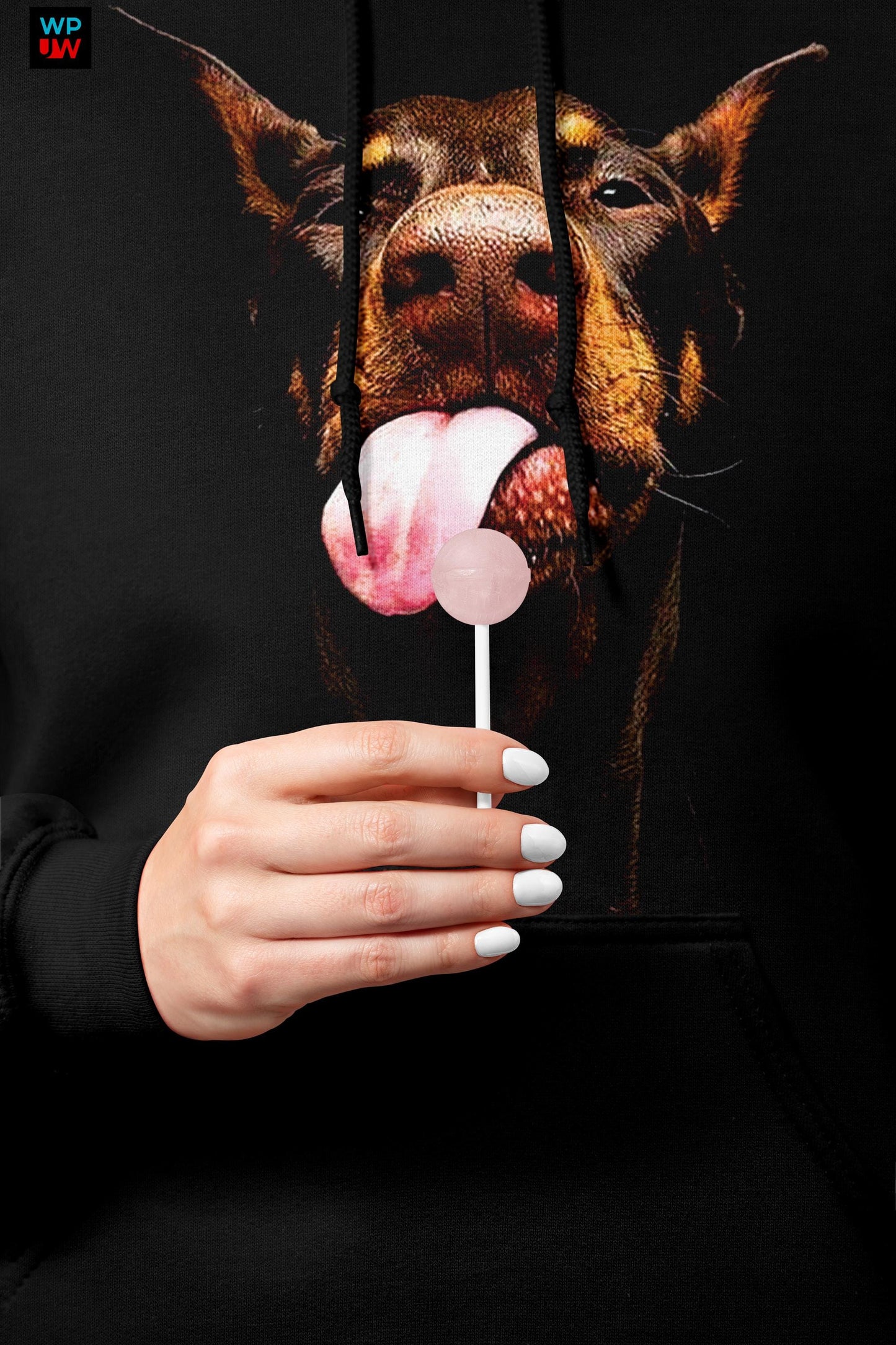 Funny Red Doberman Shirt - Tongue Out Tee