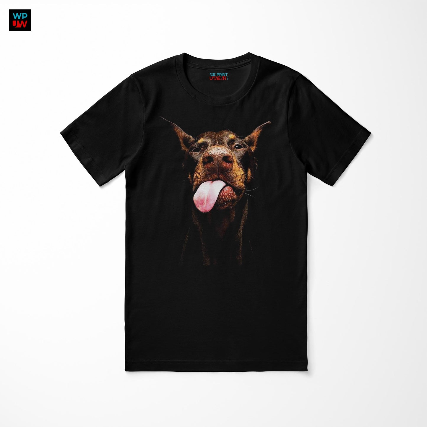 Funny Red Doberman Shirt - Tongue Out Tee