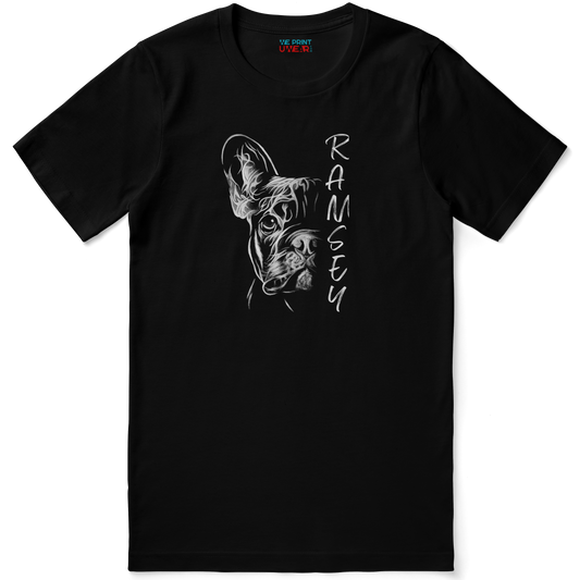 Personalized Hand-drawn Frenchie Tee