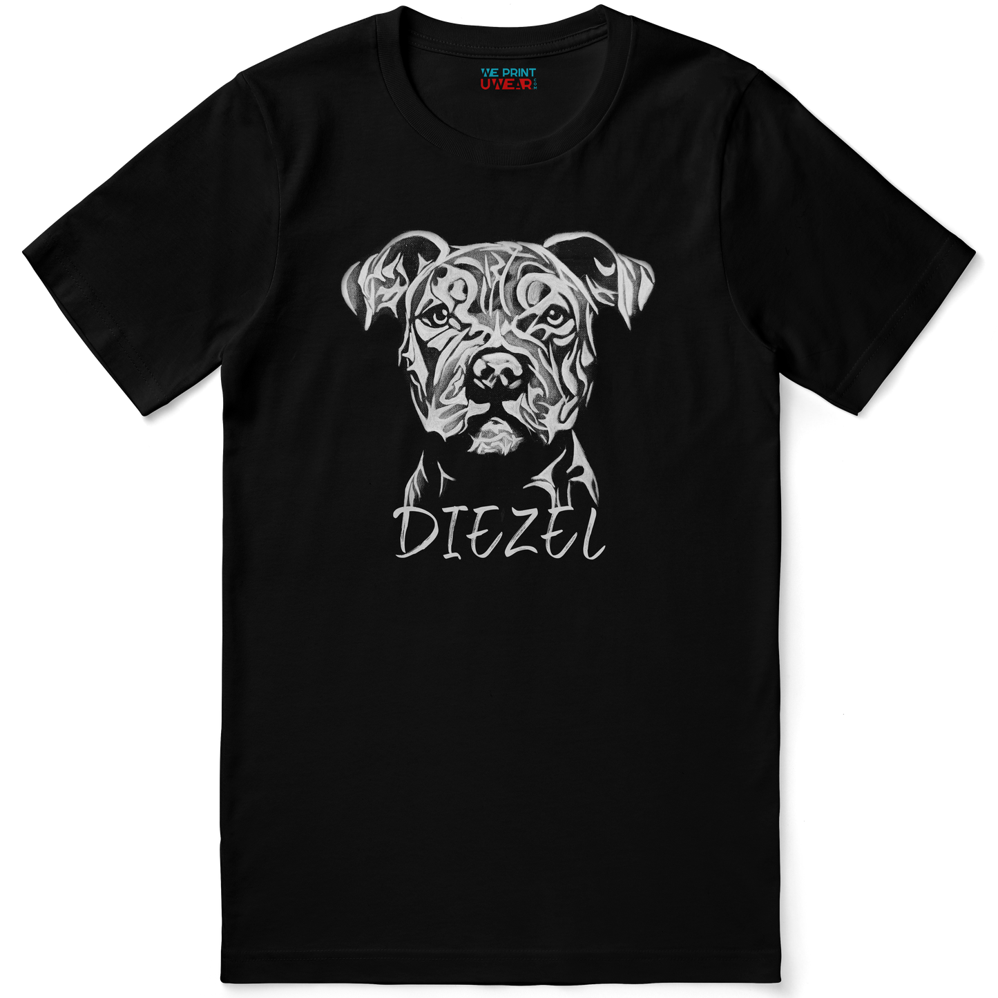 Personalized Pit Bull Shirt - Hand-Drawn Pit Design