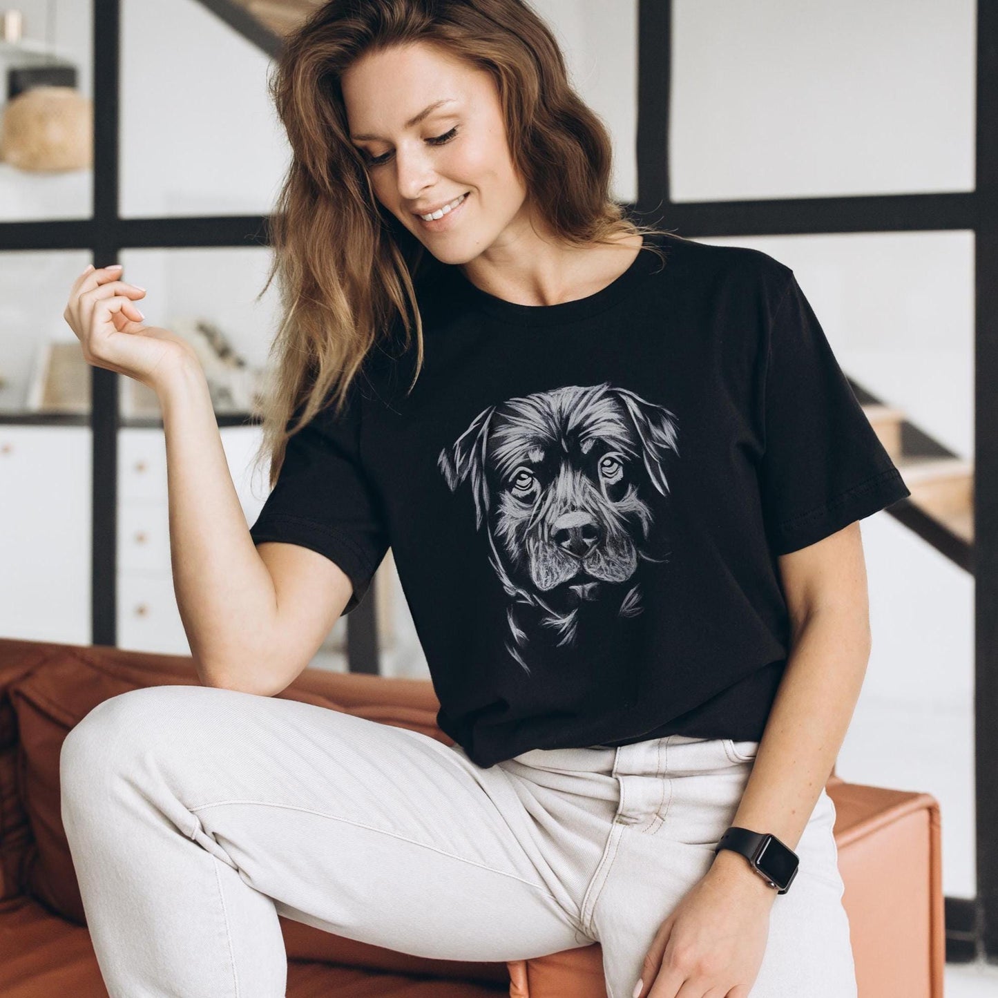Hand-drawn Rottweiler Shirt