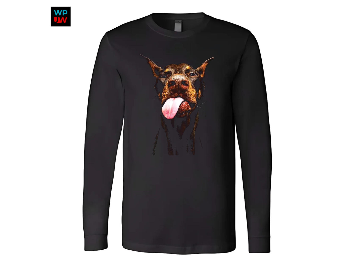 Funny Red Doberman Shirt - Tongue Out Tee