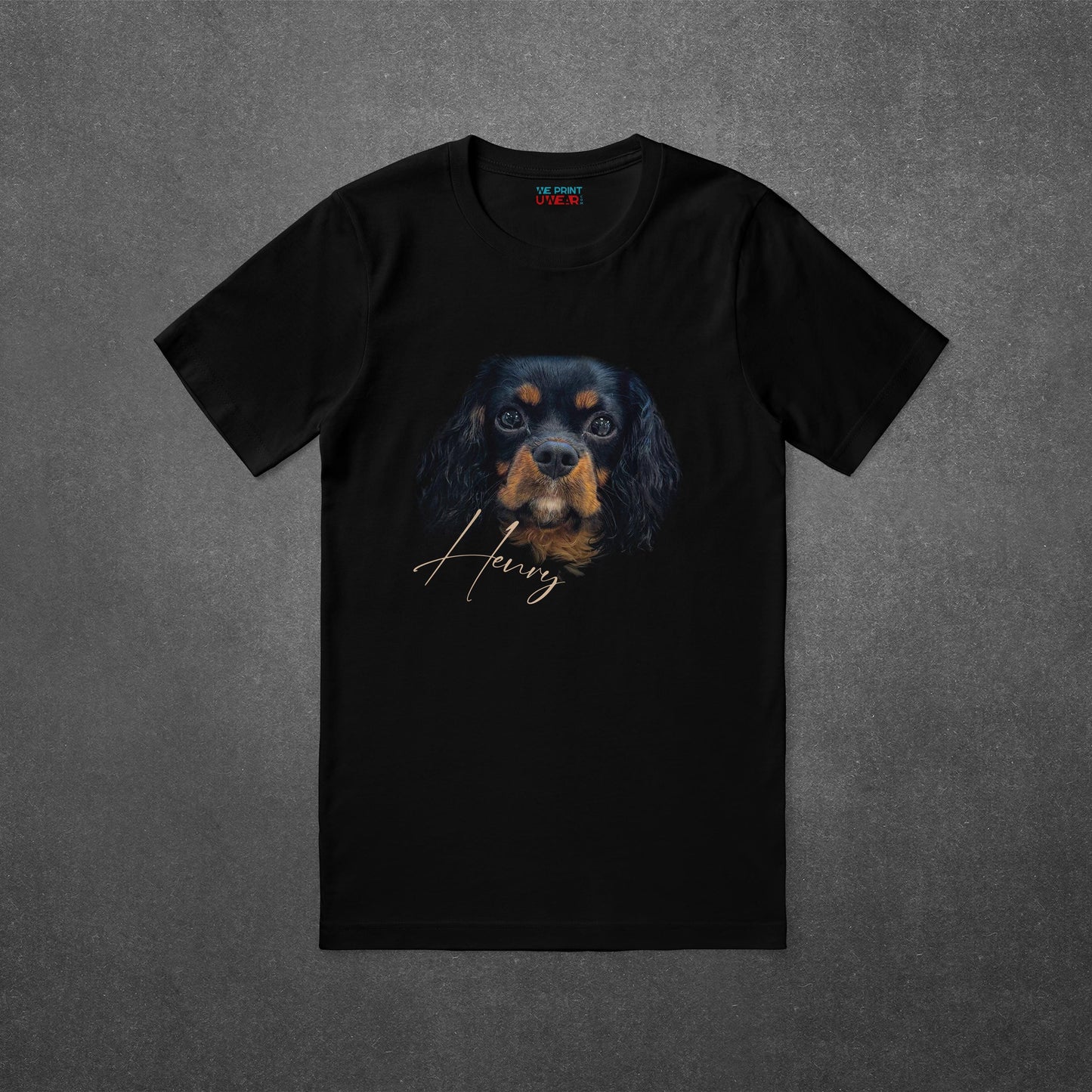 Custom Dog Portrait T-Shirt – Personalized from Your Pet's Photo