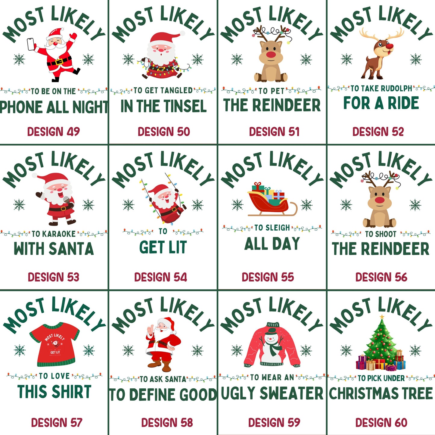Custom Christmas Shirts for Family & Groups