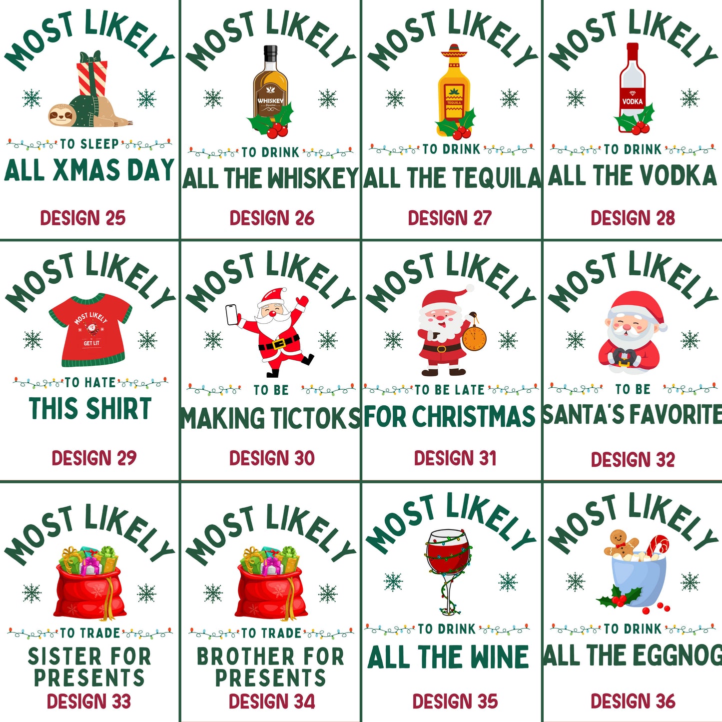 Custom Christmas Shirts for Family & Groups