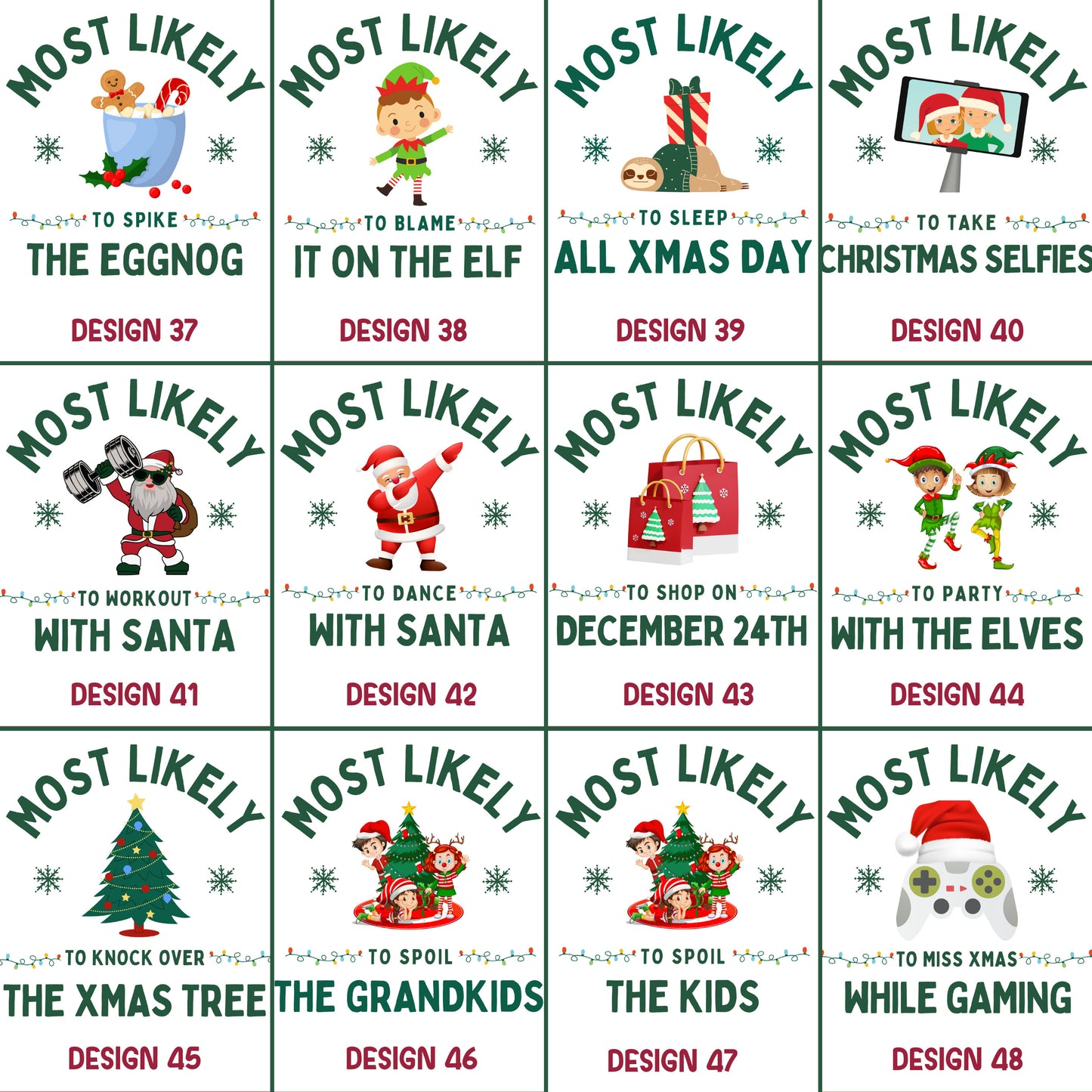 Custom Christmas Shirts for Family & Groups
