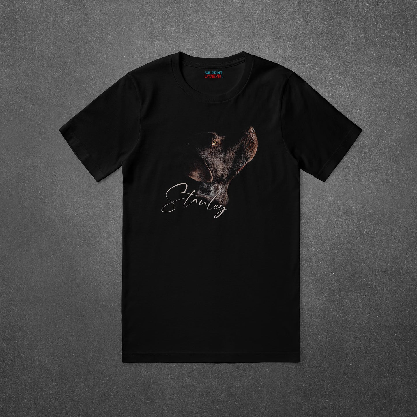 Personalized Brown Labrador Retriever Silhouette Shirt