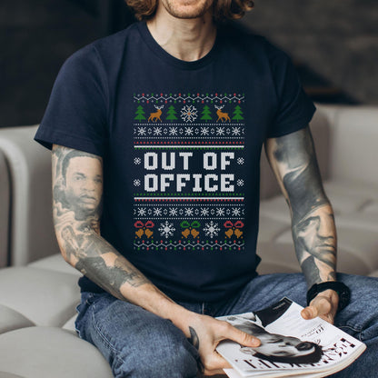 Funny Office Christmas Shirt - Out Of Office Shirt