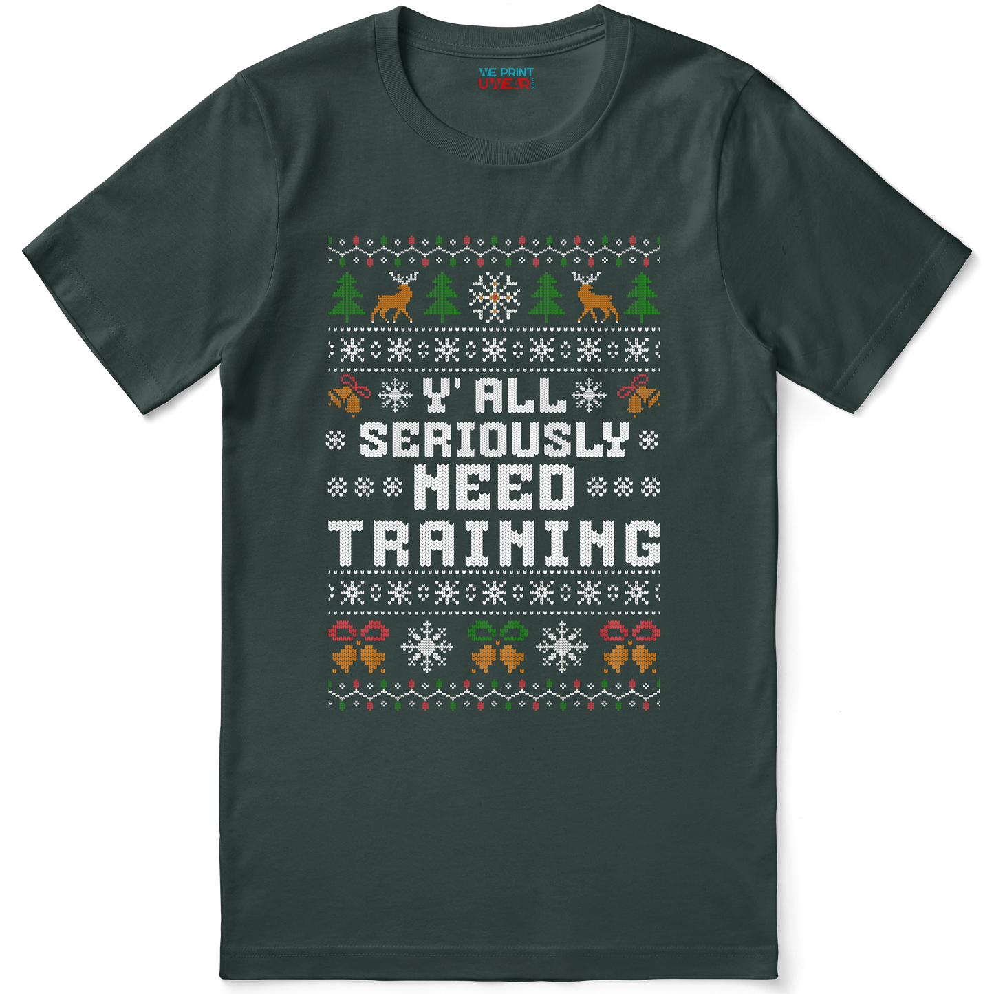 Office Christmas T-Shirt “Y’all Seriously Need Training”