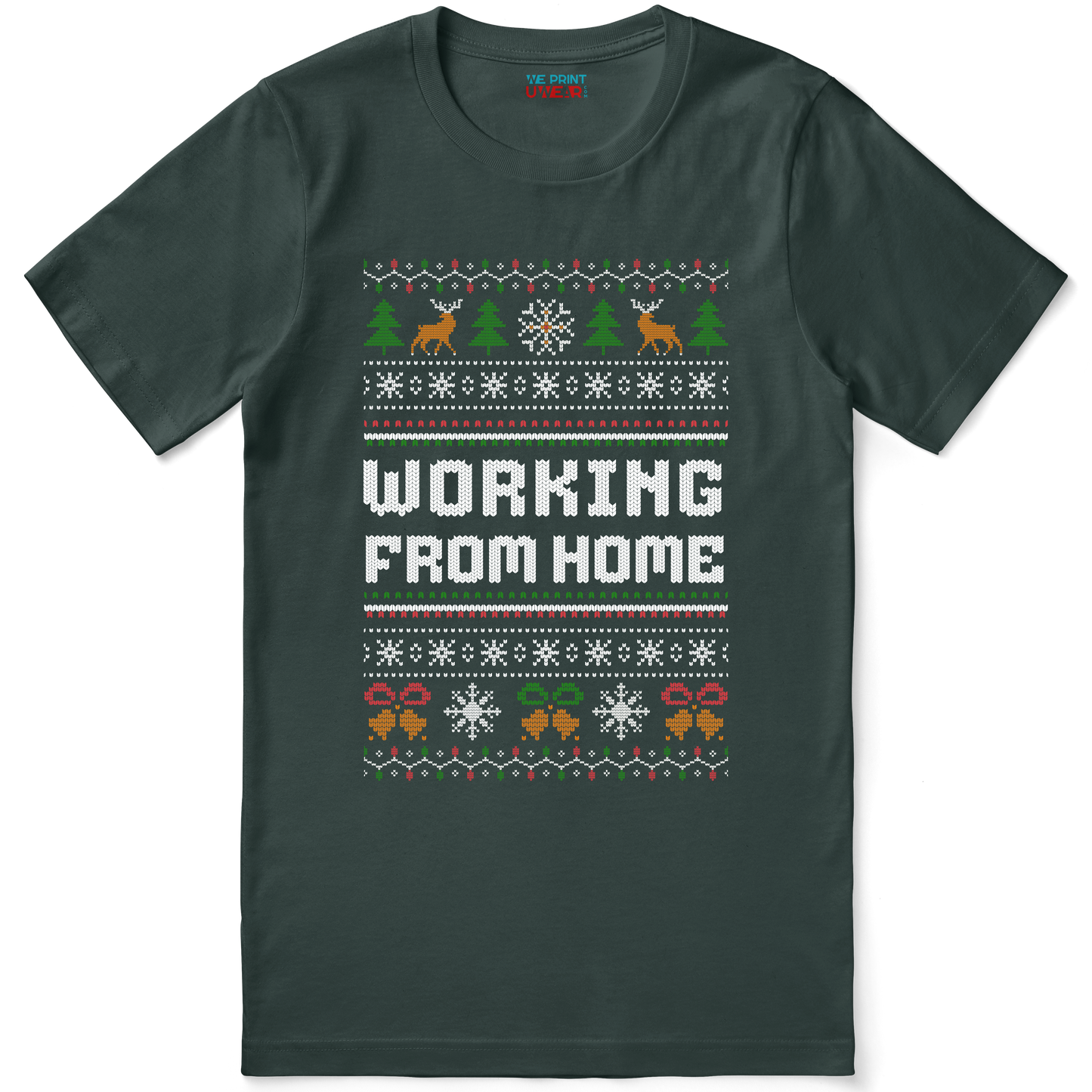 Funny Christmas Office Shirt “Working From Home”