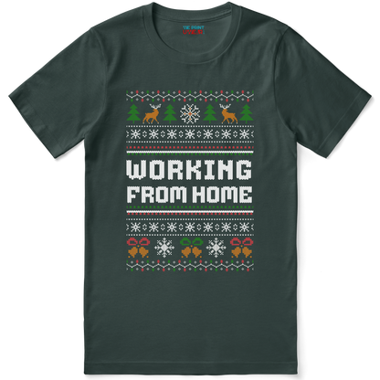 Funny Christmas Office Shirt “Working From Home”