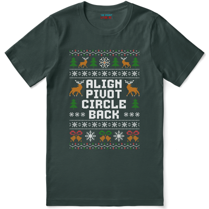 Funny Office Christmas Shirt “Align Pivot Circle Back”