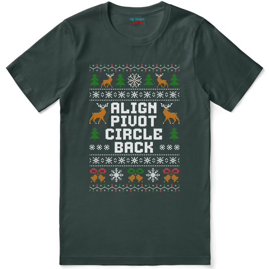 Funny Office Christmas Shirt “Align Pivot Circle Back”