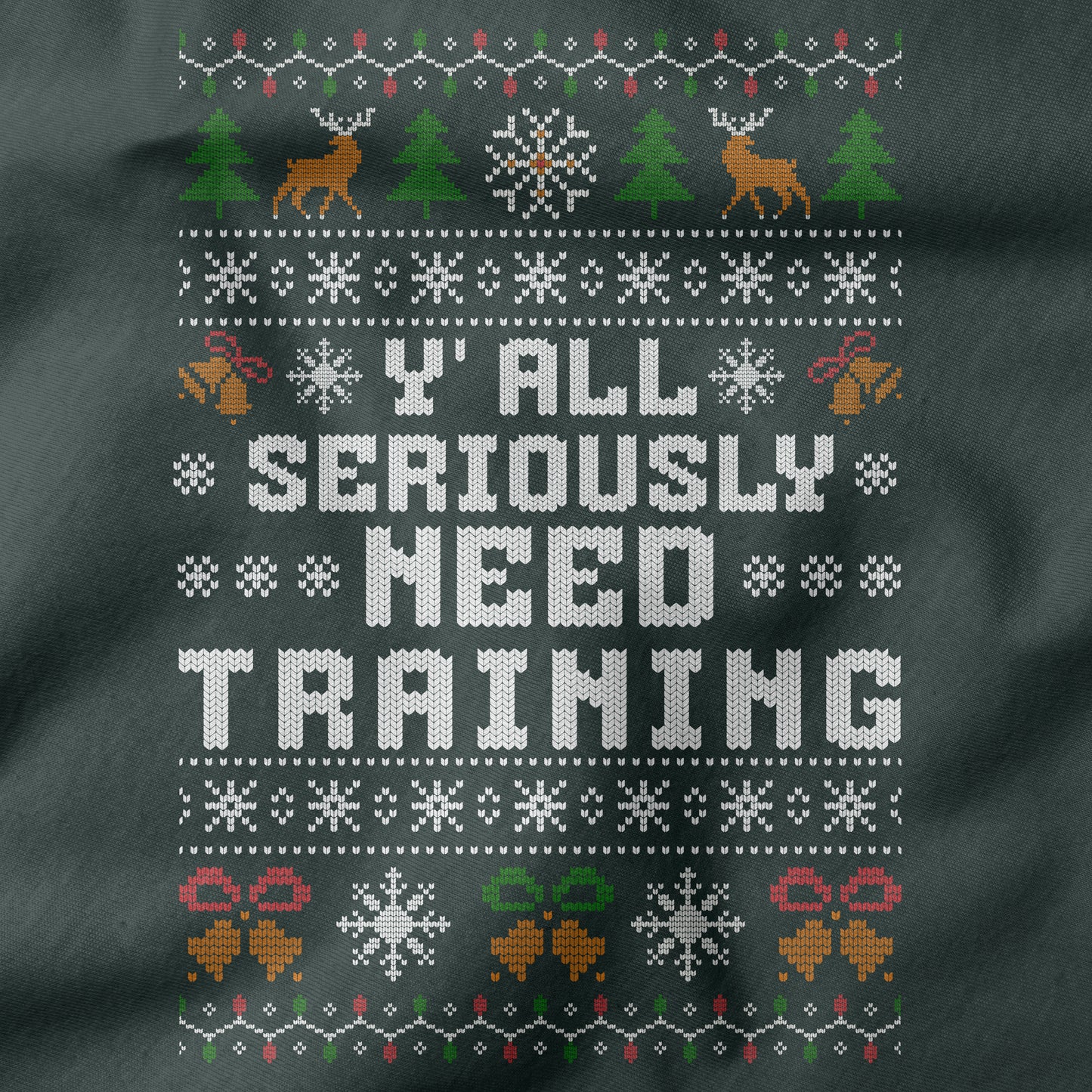 Office Christmas T-Shirt “Y’all Seriously Need Training”