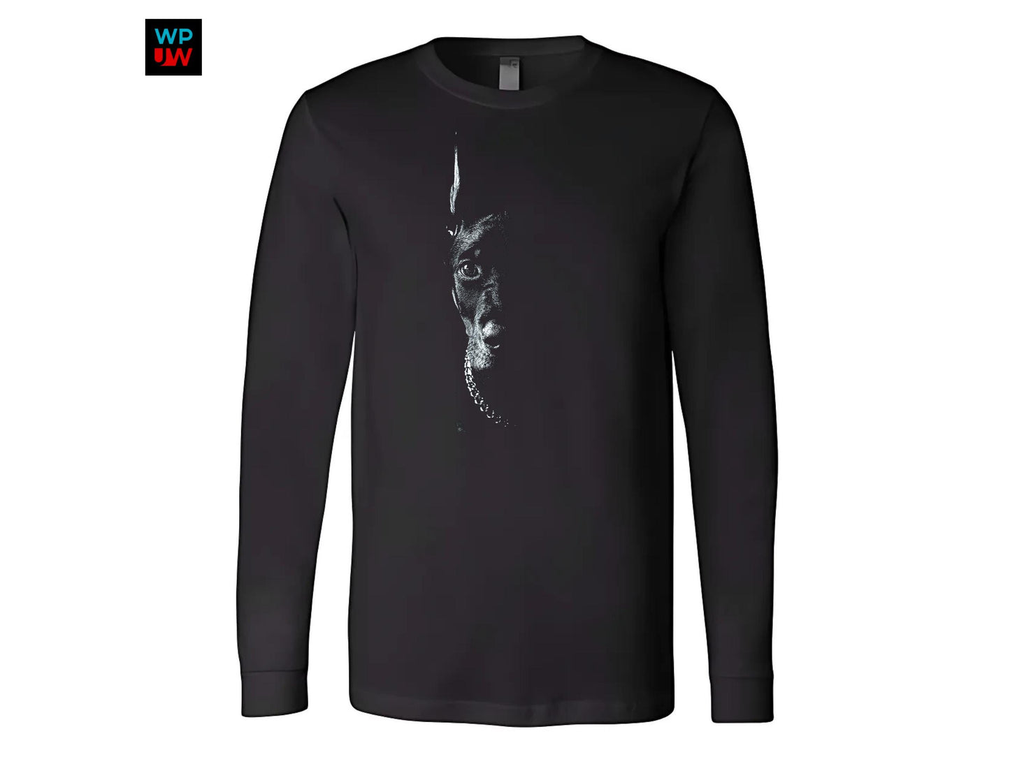 Doberman Shirt - Half Face Dobie Design