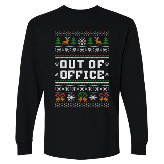 Office Christmas Long Sleeve Shirt – Out Of Office