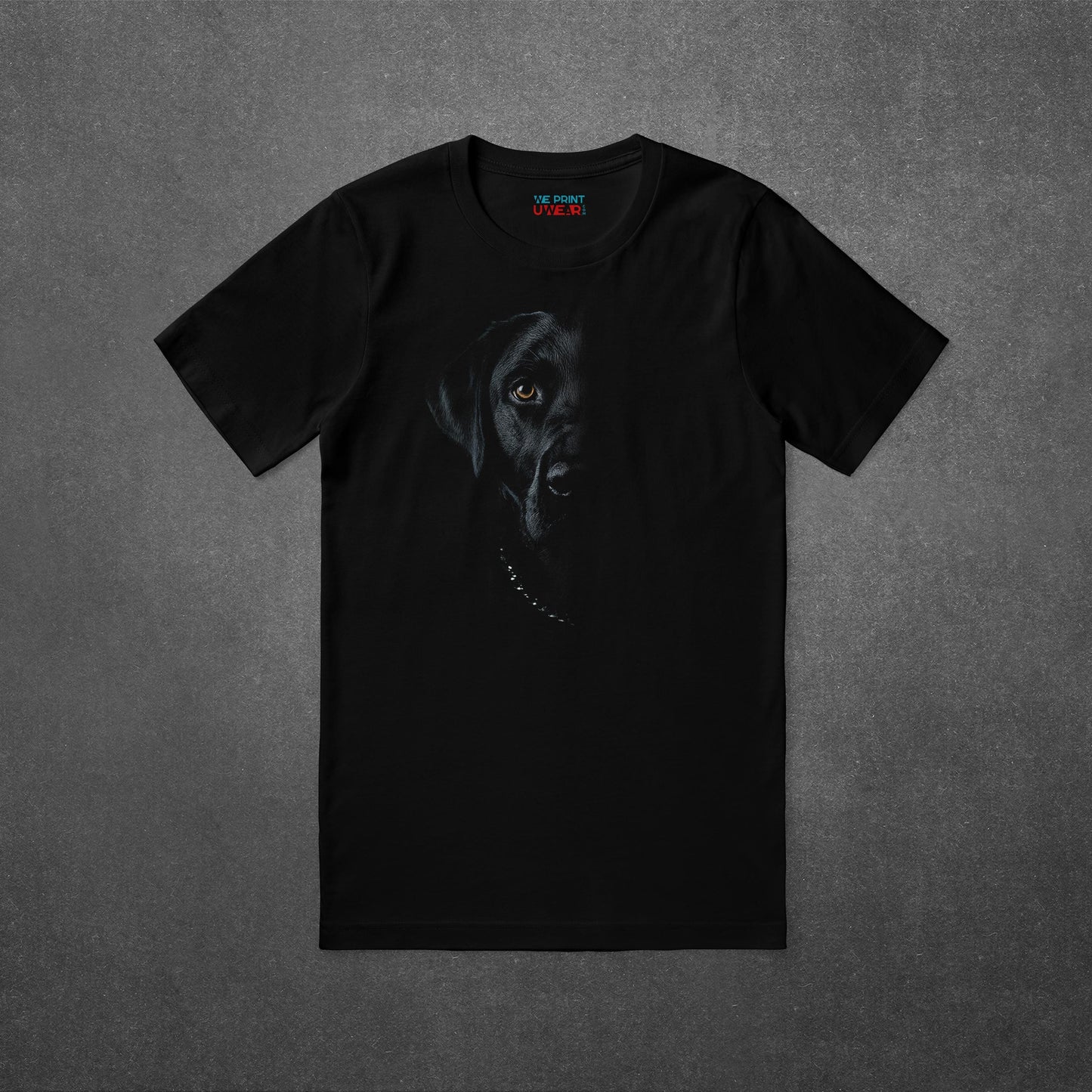 Labrador Shirt - Half Face Black Labrador Design