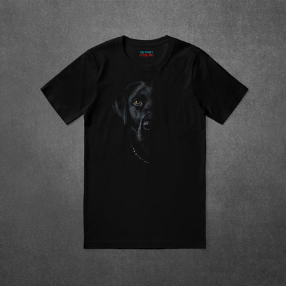 Labrador Shirt - Half Face Black Labrador Design