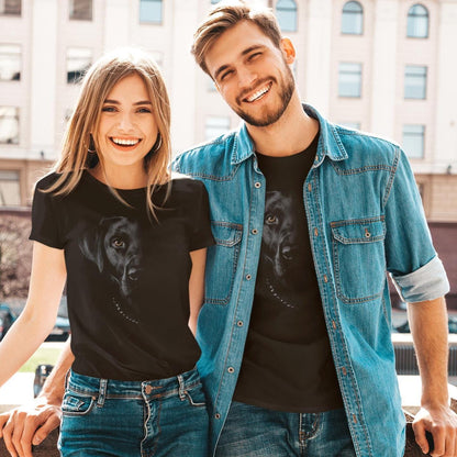 Labrador Shirt - Half Face Black Labrador Design