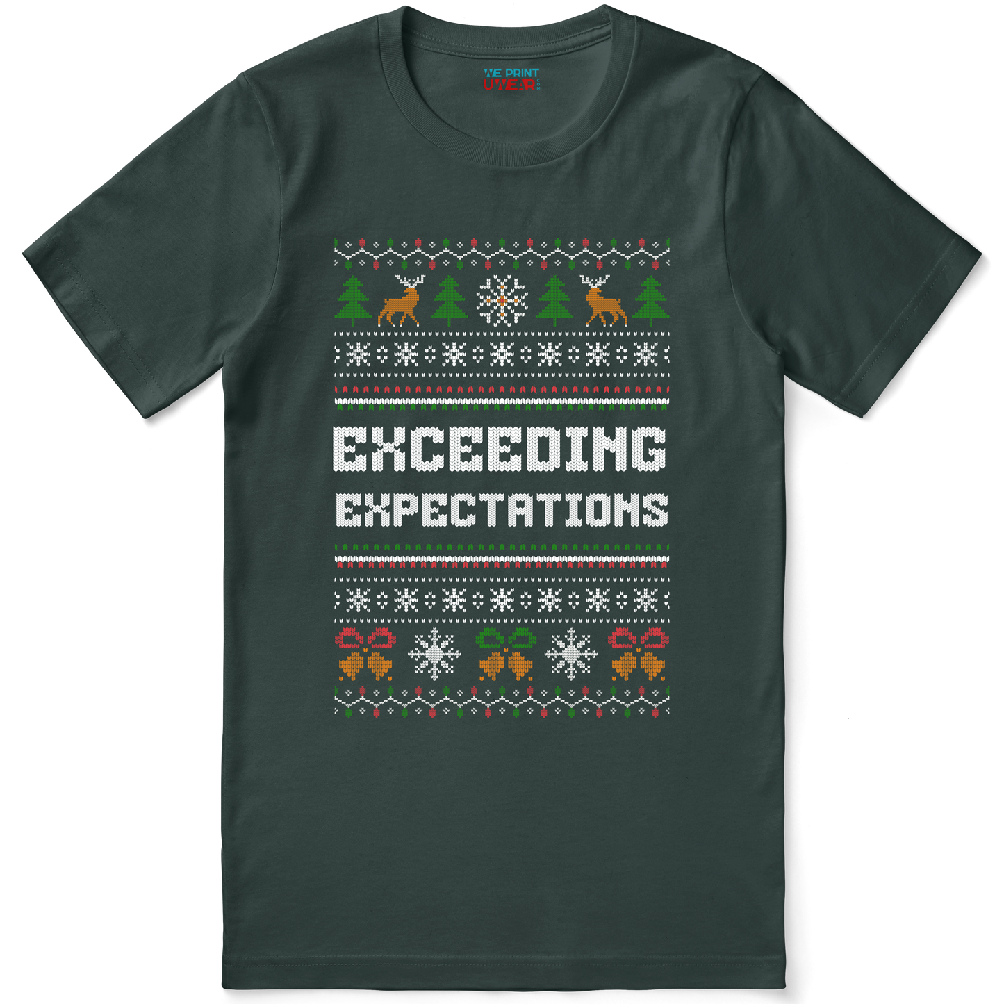Funny Office Christmas Shirt “Exceeding Expectations”