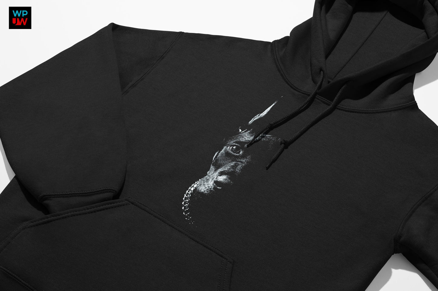 Doberman Shirt - Half Face Dobie Design