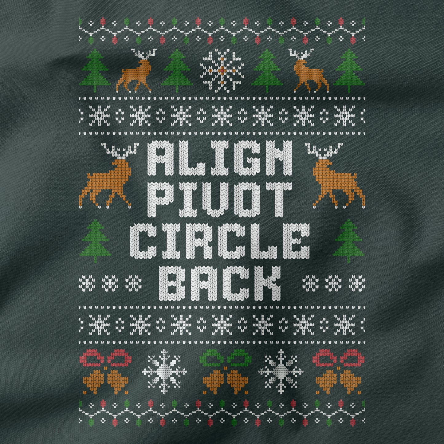 Funny Office Christmas Shirt “Align Pivot Circle Back”
