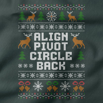 Funny Office Christmas Shirt “Align Pivot Circle Back”