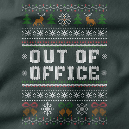 Funny Christmas Office Shirt “Out Of Office”