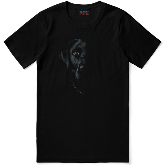 Labrador Shirt - Half Face Black Labrador Design