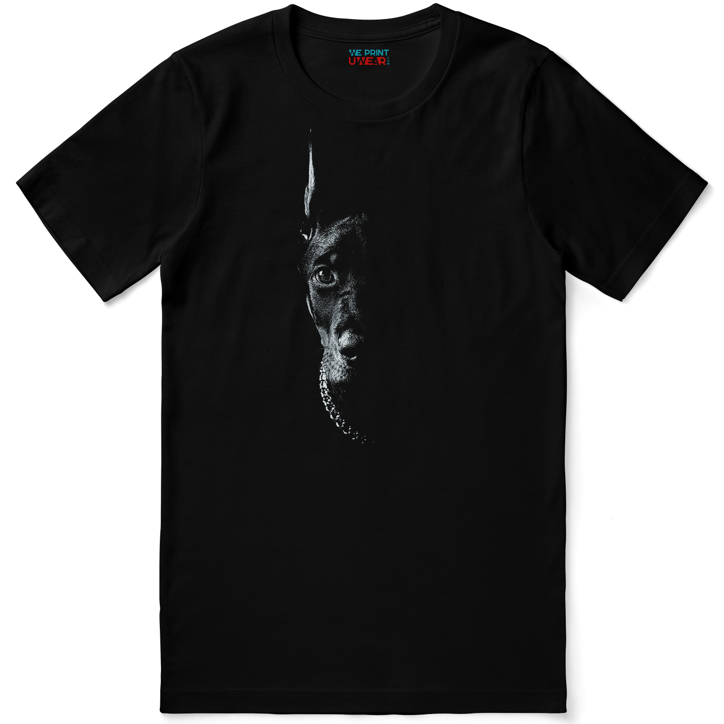 Doberman Shirt - Half Face Dobie Design