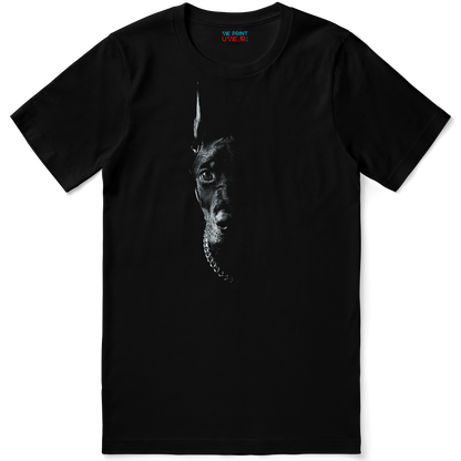 Doberman Shirt - Half Face Dobie Design