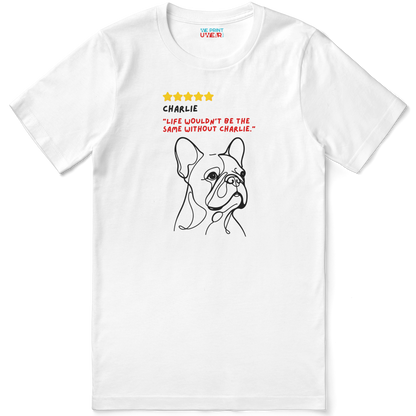 5-star Review - Custom French Bulldog Shirt