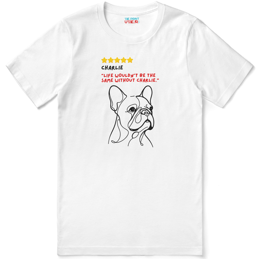 5-star Review - Custom French Bulldog Shirt