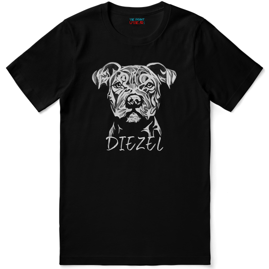 Personalized Pit Bull Shirt - Hand-Drawn Pit Design