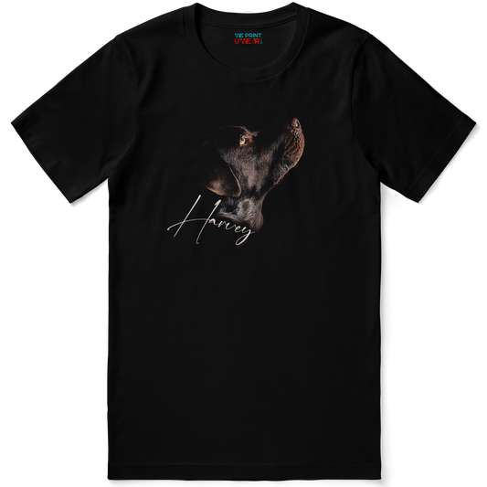 Personalized Brown Labrador Retriever Silhouette Shirt