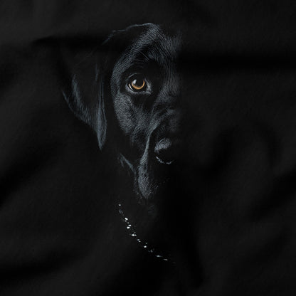 Labrador Shirt - Half Face Black Labrador Design