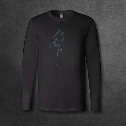 Labrador Shirt - Half Face Black Labrador Design