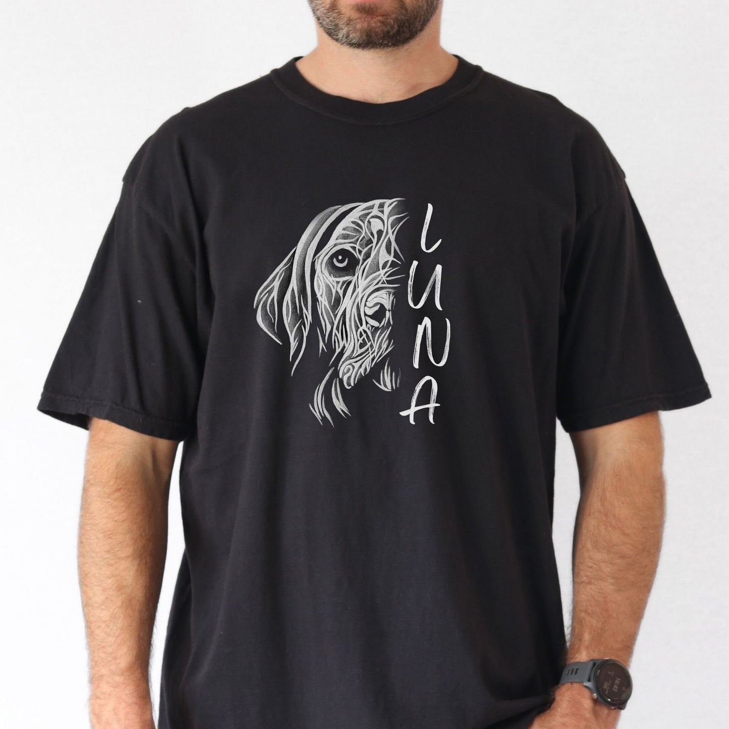 Personalized Labrador Comfort Colors Tee