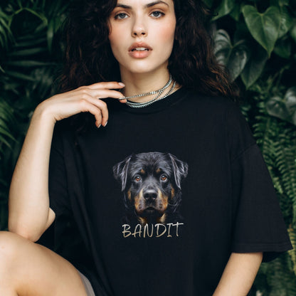 Personalized Rottweiler Comfort Colors Shirt