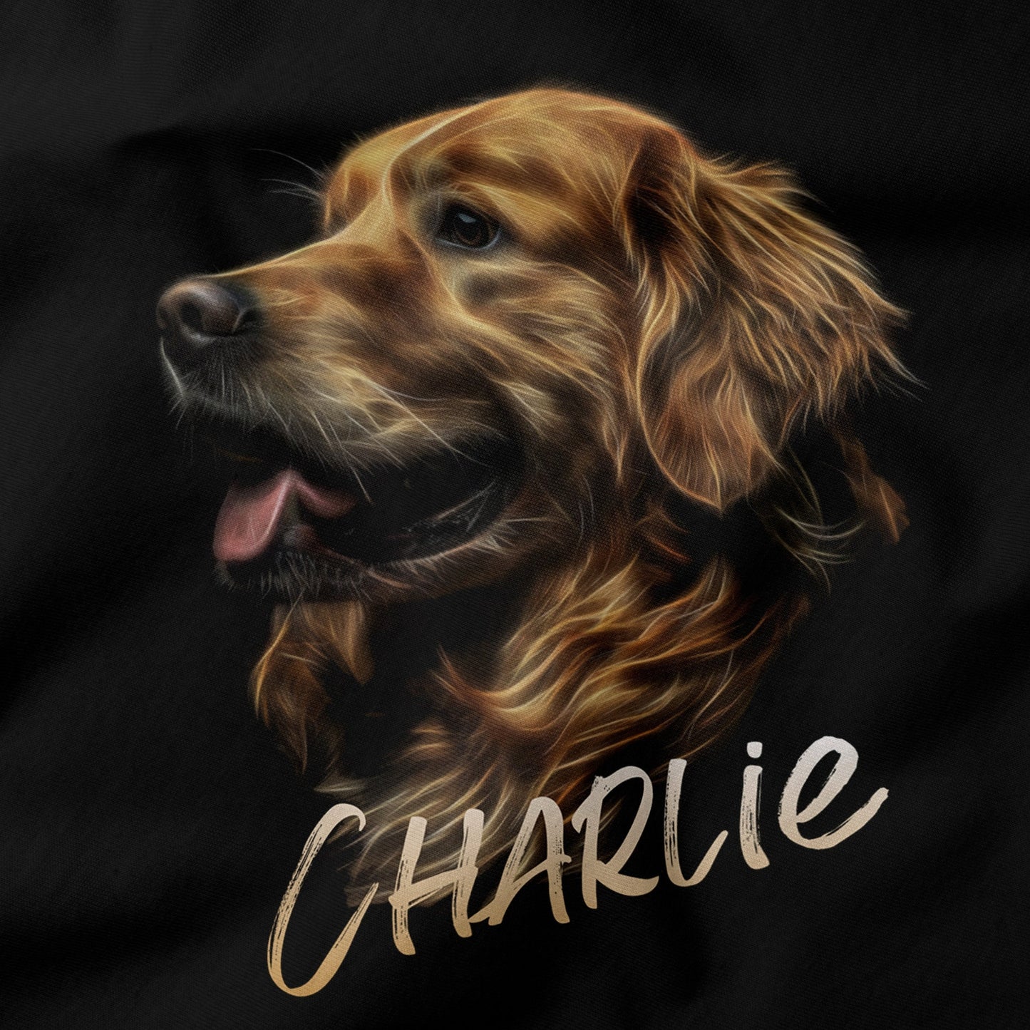 Personalized Golden Retriever shirt