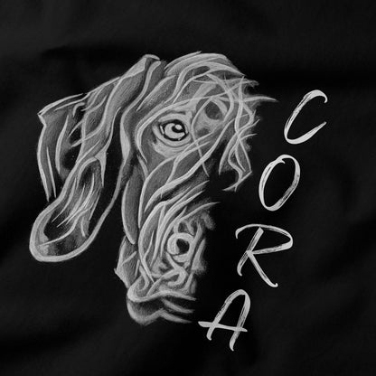 Personalized Hand-Drawn German Shorthaired Pointer T-Shirt