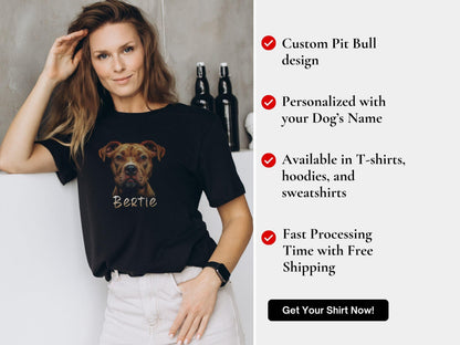 Personalized American Pit Bull Terrier Shirt