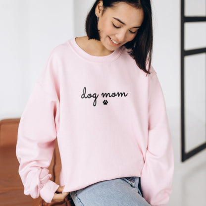 Dog Mom Sweatshirts with names on sleeve