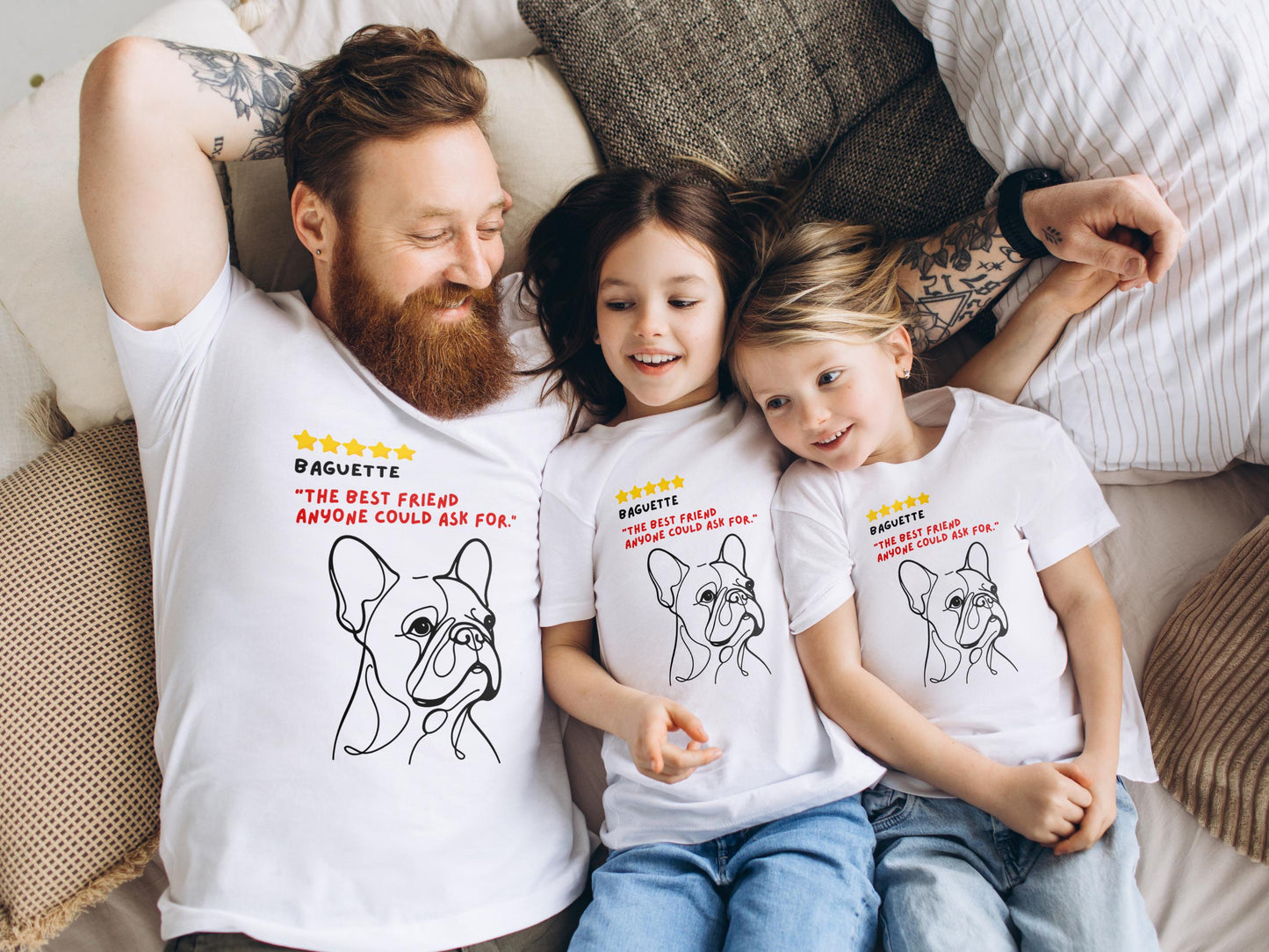 5-star Review - Custom French Bulldog Shirt