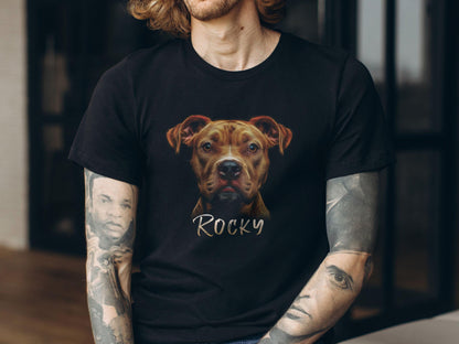 Personalized American Pit Bull Terrier Shirt