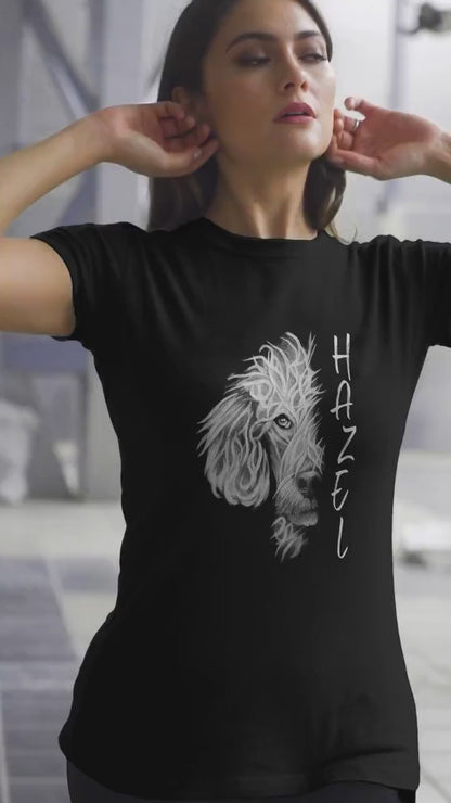 Personalized Hand-Drawn Poodle T-Shirt