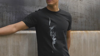 Doberman Shirt - Half Face Dobie Design