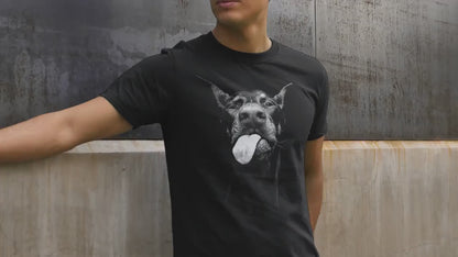 Funny Doberman Shirt - Tongue Out Tee
